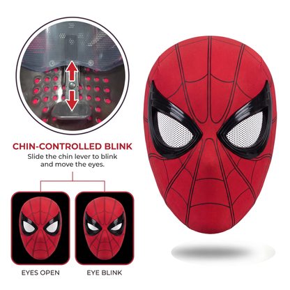 Máscara Spiderman Ojos Movibles